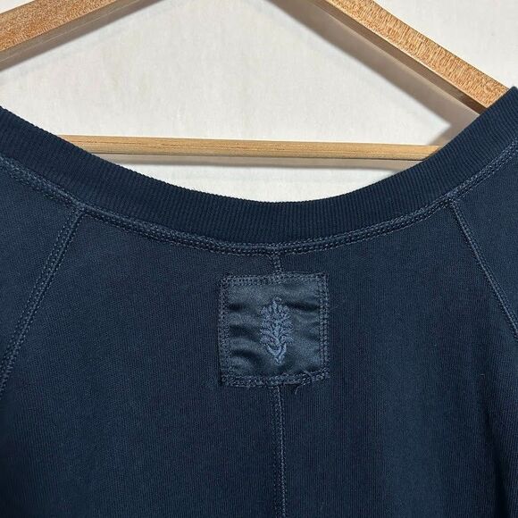 Free People FP Movement Spring Forward Tunic Sweater Dress XL Blue Embroidered - Picture 7 of 9